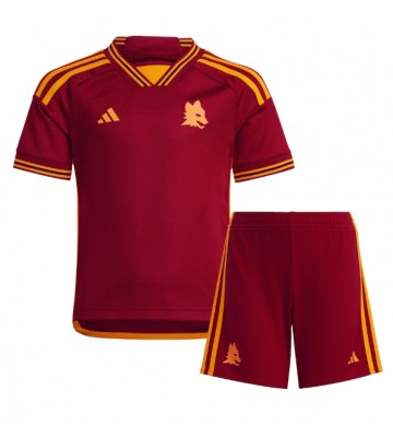 AS Roma Replica Home Stadium Kit for Kids 2023-24 Short Sleeve (+ pants)